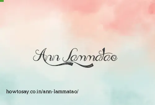 Ann Lammatao