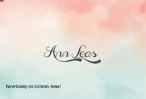 Ann Leas