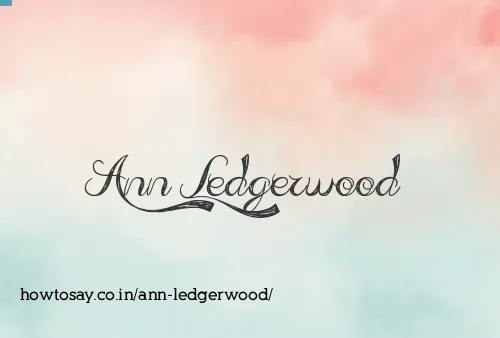 Ann Ledgerwood