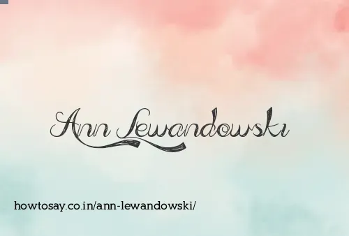 Ann Lewandowski