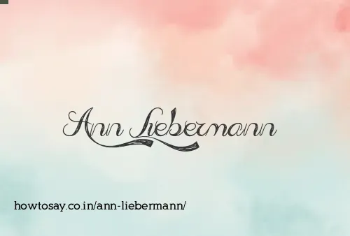 Ann Liebermann