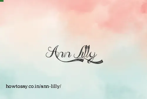 Ann Lilly
