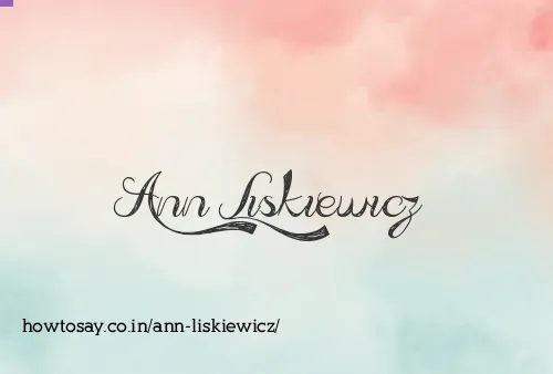 Ann Liskiewicz