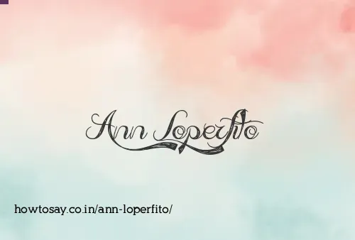 Ann Loperfito