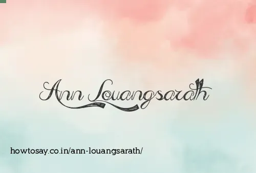 Ann Louangsarath