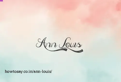 Ann Louis