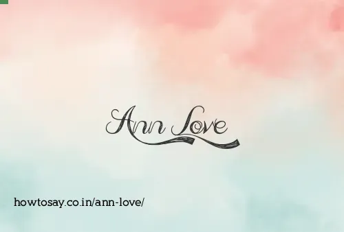 Ann Love