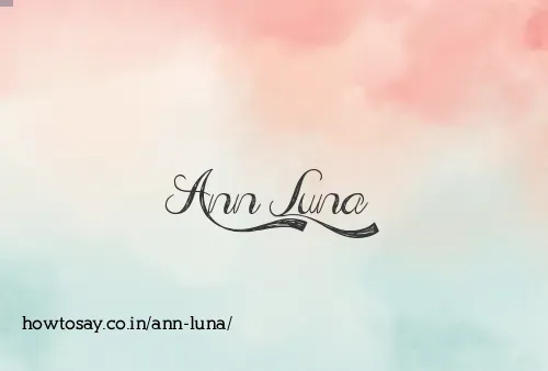 Ann Luna