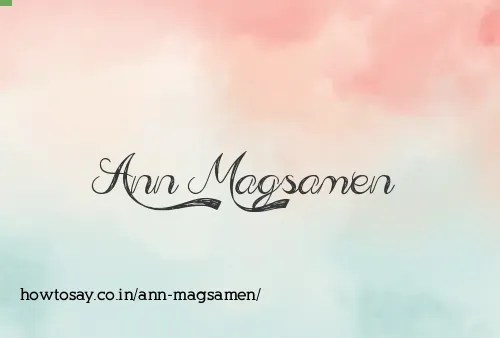 Ann Magsamen