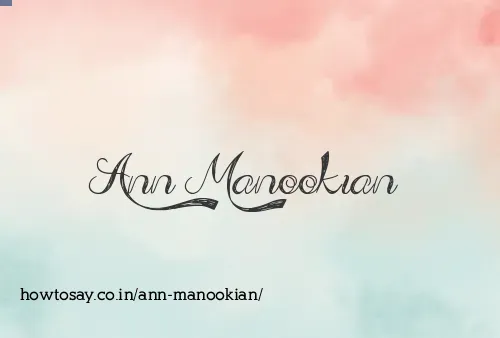 Ann Manookian