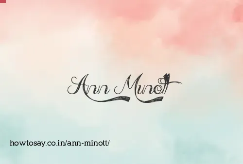 Ann Minott