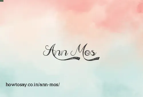 Ann Mos