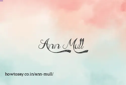 Ann Mull