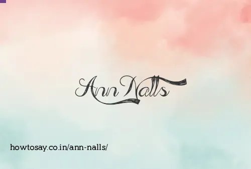 Ann Nalls