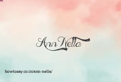 Ann Nella