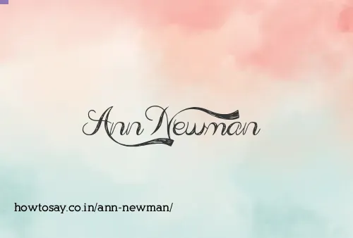 Ann Newman