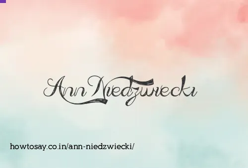 Ann Niedzwiecki