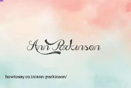 Ann Parkinson