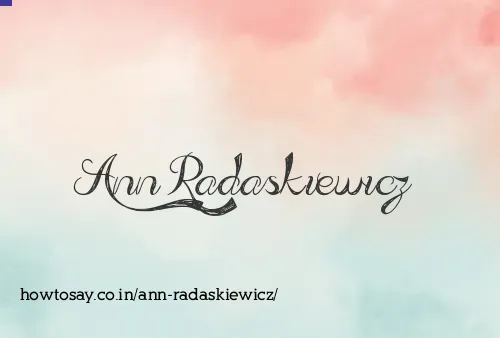 Ann Radaskiewicz