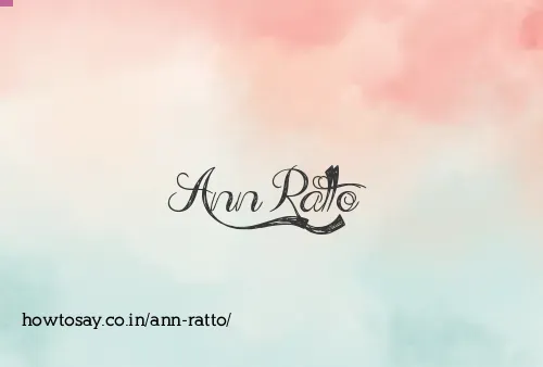 Ann Ratto