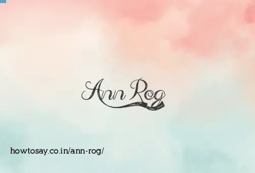 Ann Rog