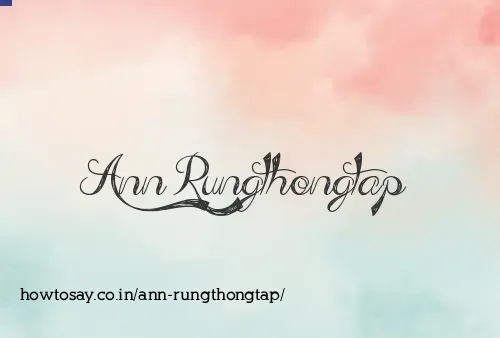 Ann Rungthongtap
