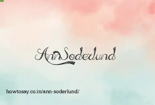 Ann Soderlund
