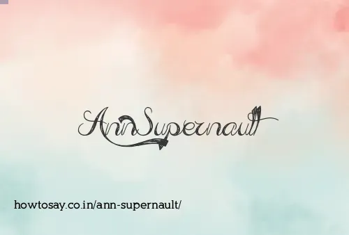 Ann Supernault