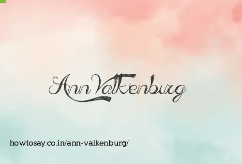 Ann Valkenburg
