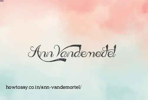 Ann Vandemortel