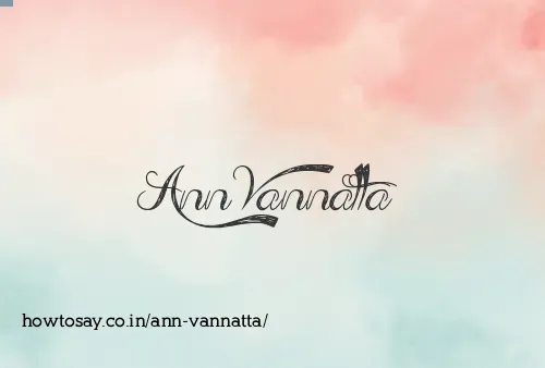 Ann Vannatta