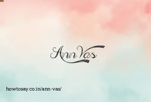 Ann Vas