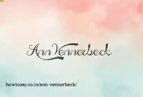 Ann Vennerbeck