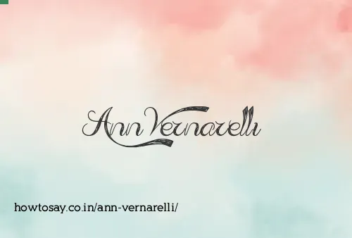 Ann Vernarelli