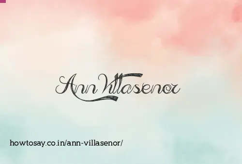 Ann Villasenor