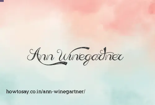 Ann Winegartner