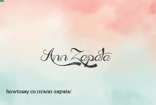 Ann Zapata