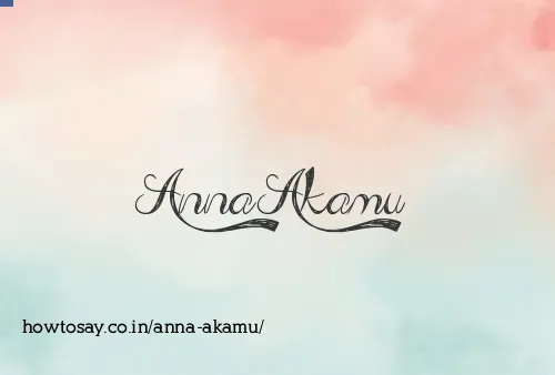 Anna Akamu