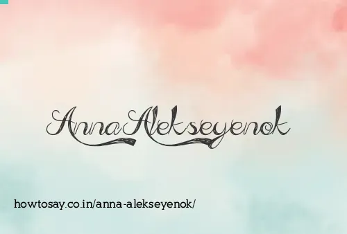 Anna Alekseyenok