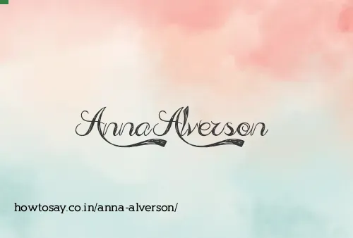 Anna Alverson