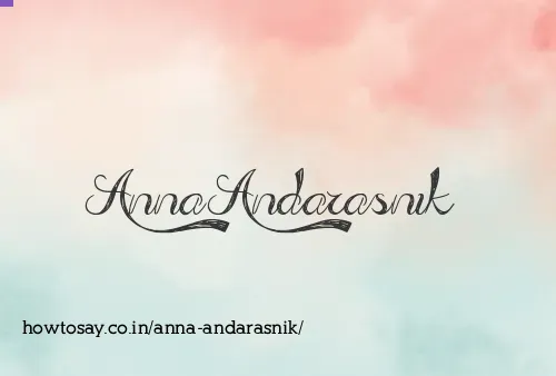 Anna Andarasnik