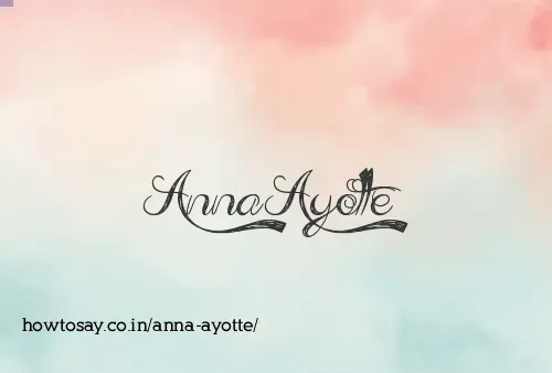 Anna Ayotte