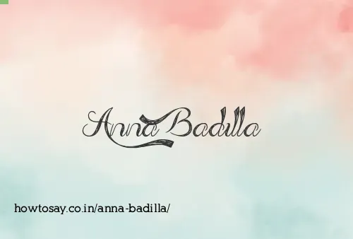Anna Badilla