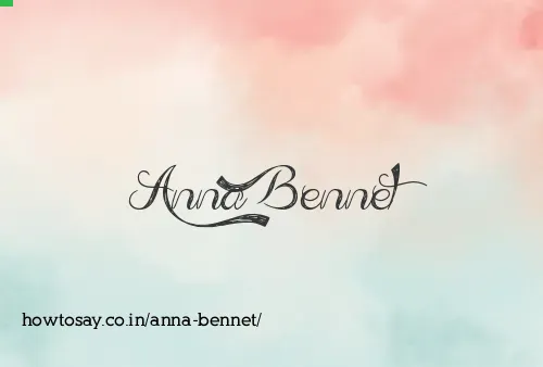 Anna Bennet