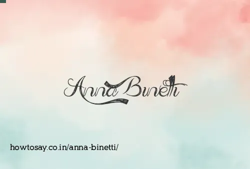 Anna Binetti