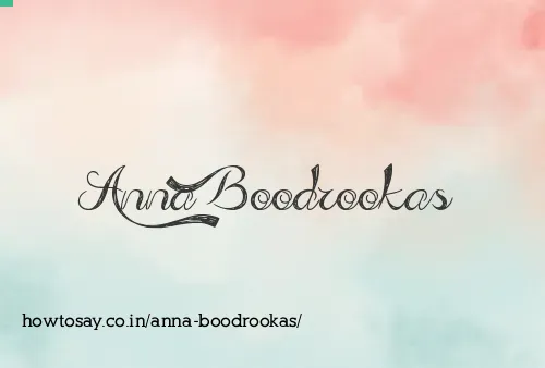 Anna Boodrookas