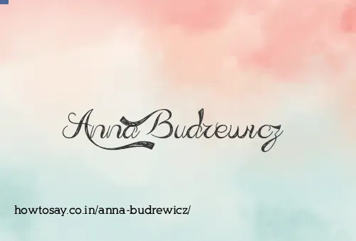 Anna Budrewicz