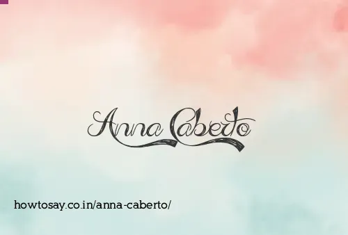 Anna Caberto