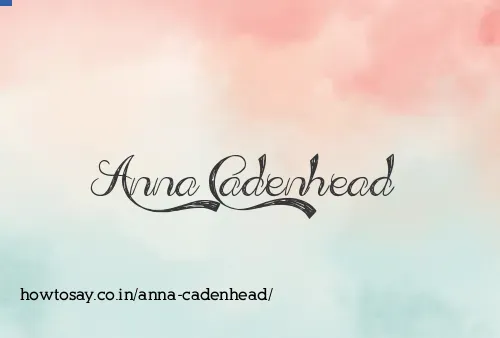 Anna Cadenhead