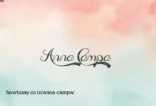 Anna Campa